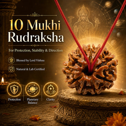 Nepali 10 Mukhi Rudraksha | Asli Das Mukhi