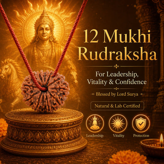 Nepali 12 Mukhi Rudraksha | Asli Barah Mukhi