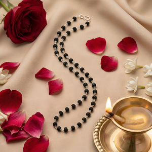 Silver Plated Karungali Mala