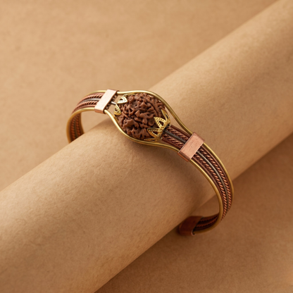 7 Mukhi Copper Bracelet