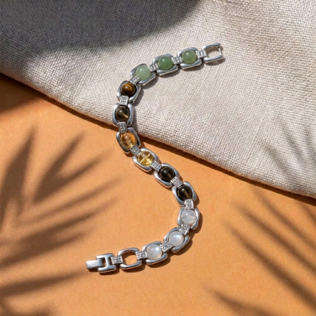 Premium Silver Plated Dhan Yog Bracelet
