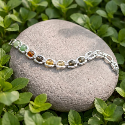 Premium Silver Plated Dhan Yog Bracelet