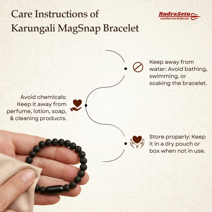 Karungali Magsnap Bracelet