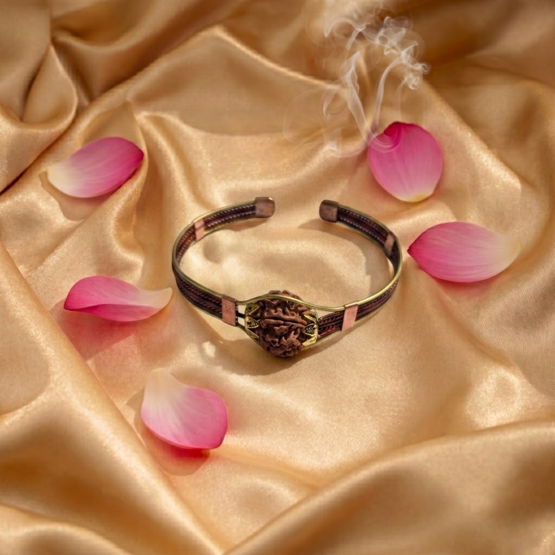 7 Mukhi Copper Bracelet