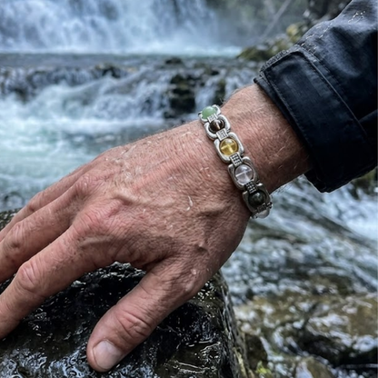 Premium Silver Plated Dhan Yog Bracelet
