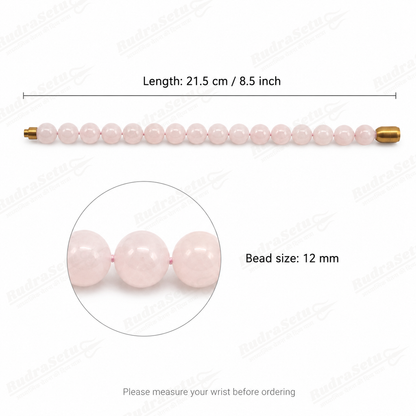 Rose Quartz MagSnap Bracelet