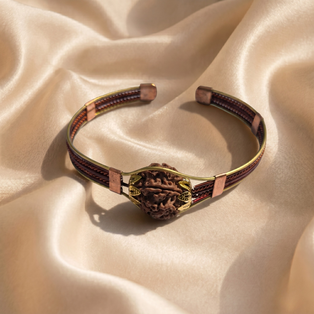 7 Mukhi Copper Bracelet