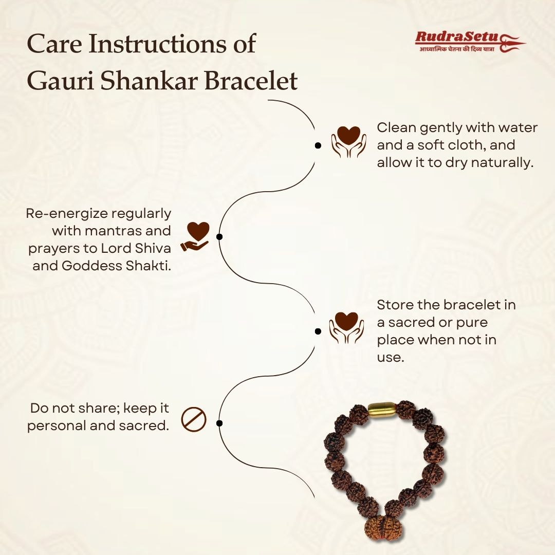 Nepali Gauri-Shankar Magsnap Bracelet