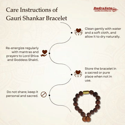 Nepali Gauri-Shankar Magsnap Bracelet
