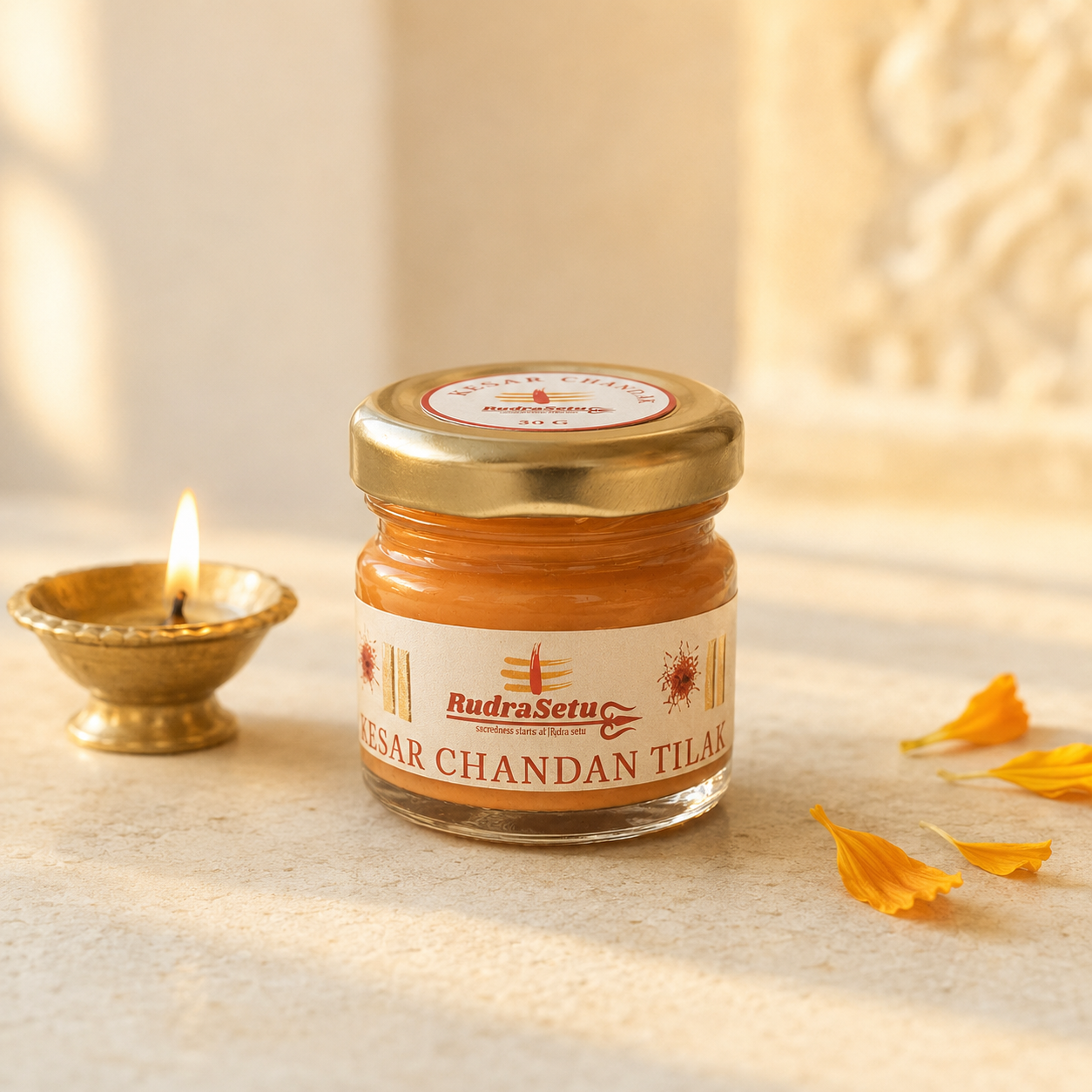 Kesar Chandan Tilak | For daily wear, pooja & dhyana