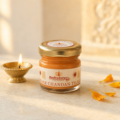Kesar Chandan Tilak | For daily wear, pooja & dhyana