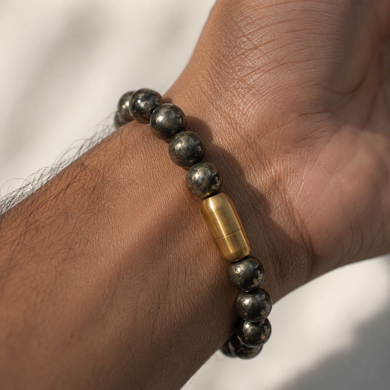 Premium Pyrite Magsnap Bracelet