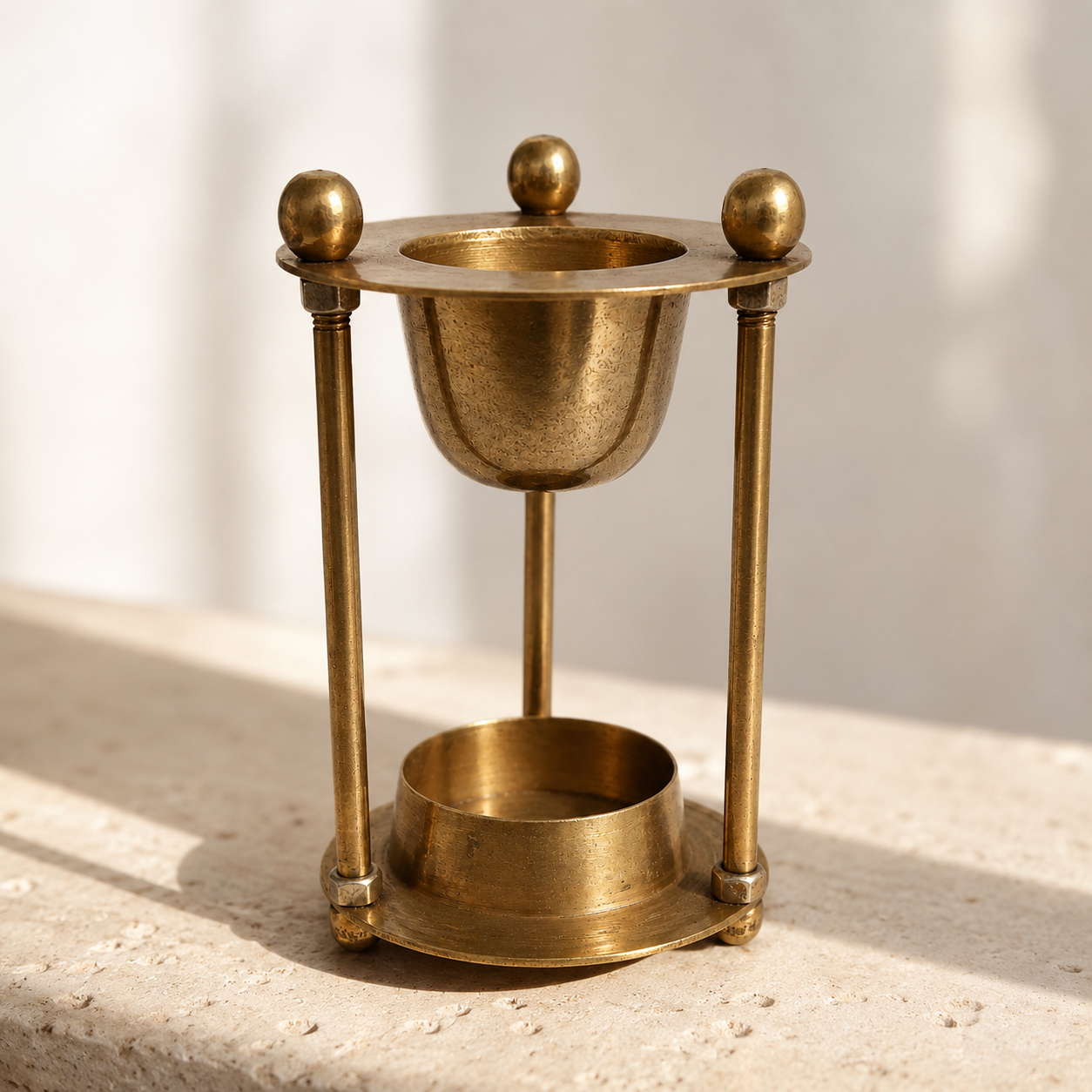 Premium Brass Dhoop-Batti Holder