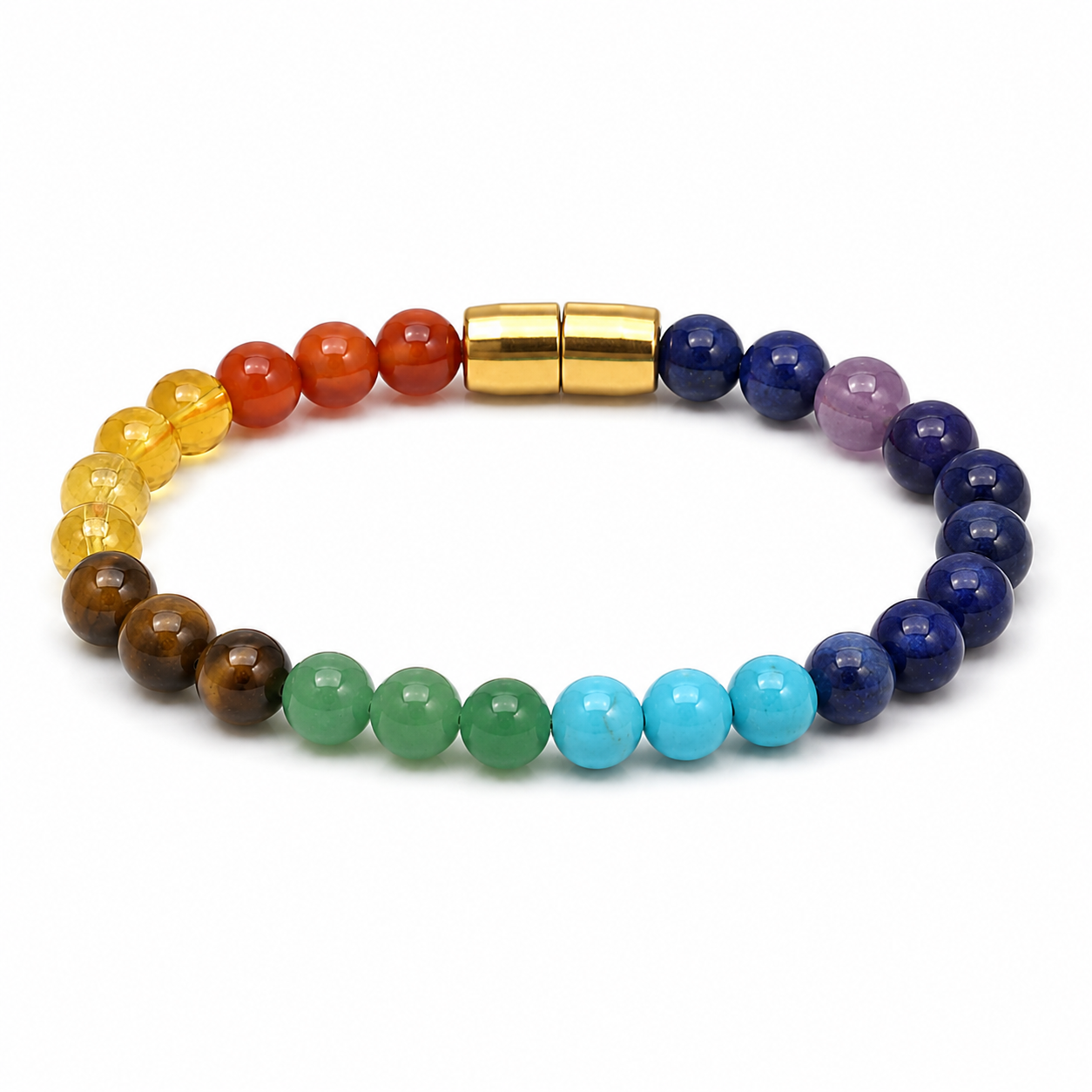 7-Chakra Bracelet — Natural Multi-Stone Healing Bracelet