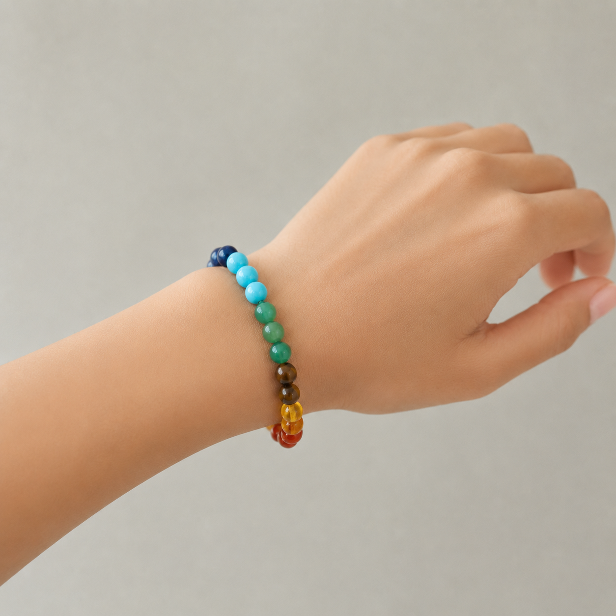 7-Chakra Bracelet — Natural Multi-Stone Healing Bracelet