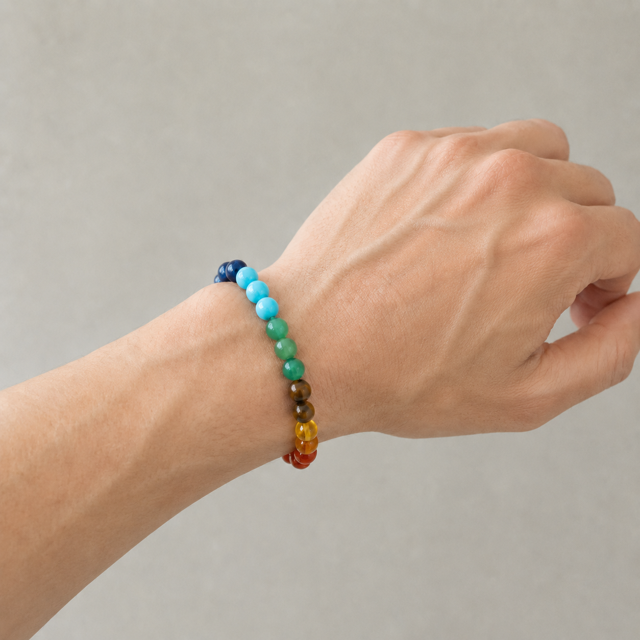 7-Chakra Bracelet — Natural Multi-Stone Healing Bracelet