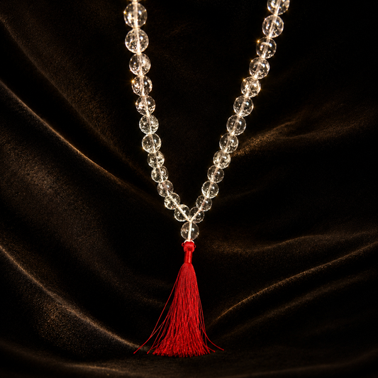 Sphatik Mala (108+1) – 8mm Lab Tested