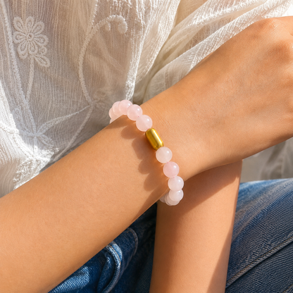 Rose Quartz MagSnap Bracelet