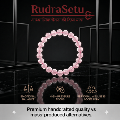 Rose Quartz Bracelet – Natural Pink Crystal Beads