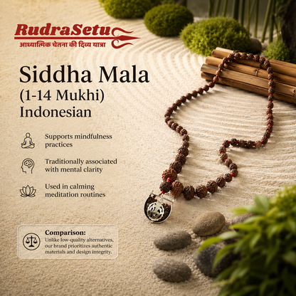 Siddha Mala – 1 to 14 Mukhi Indonesian Rudraksha