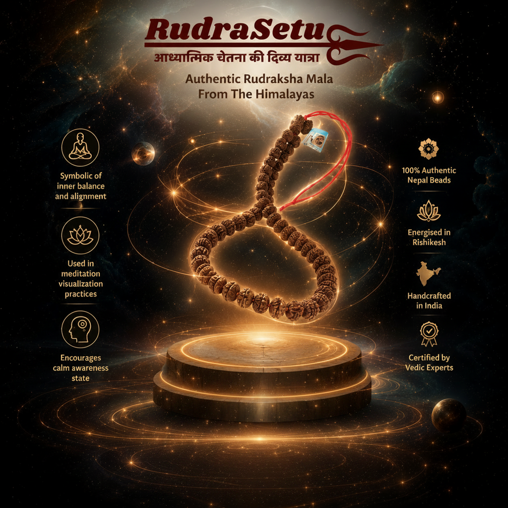 10-Mukhi Indonesian Rudraksha Mala