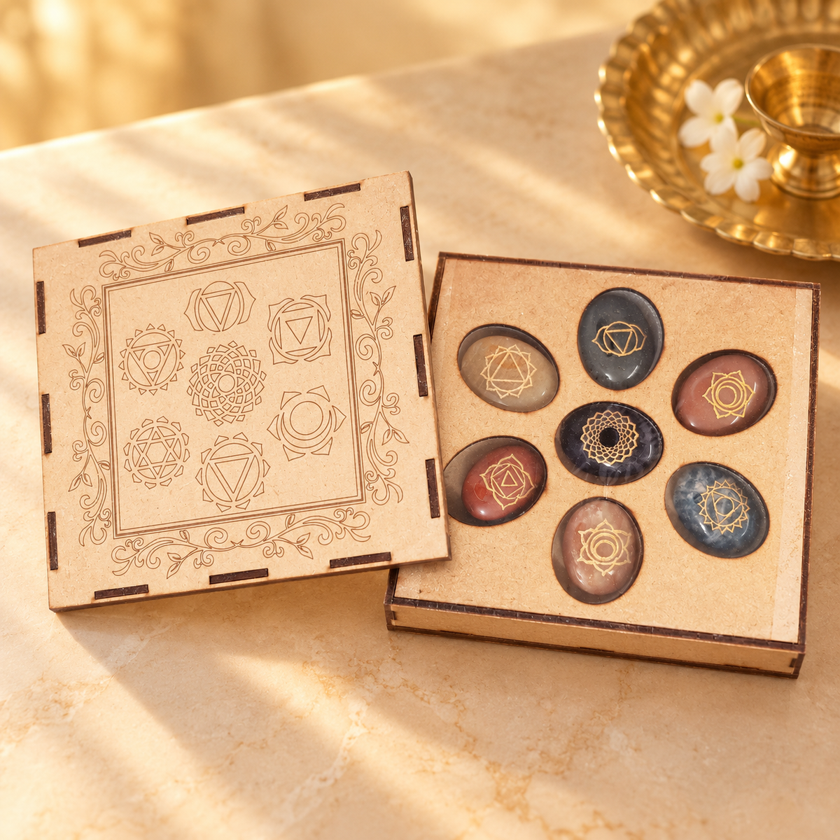 7-Chakra Healing Stone Set