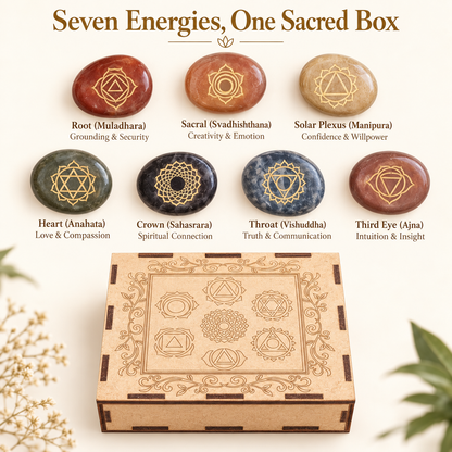 7-Chakra Healing Stone Set
