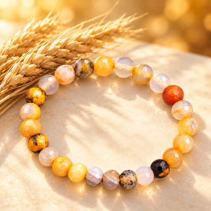 Bumblebee - Jasper Elastic Bracelet