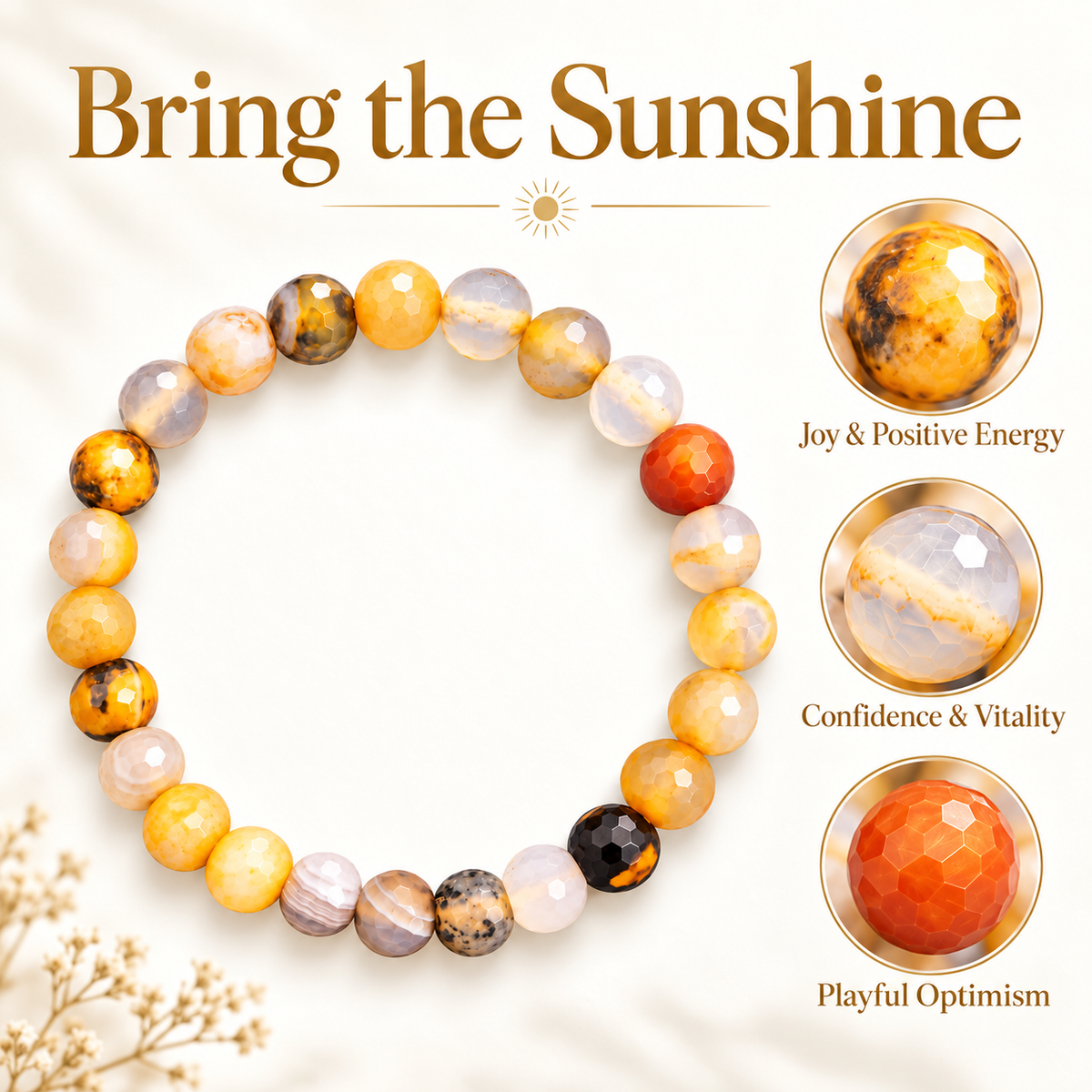 Bumblebee - Jasper Elastic Bracelet