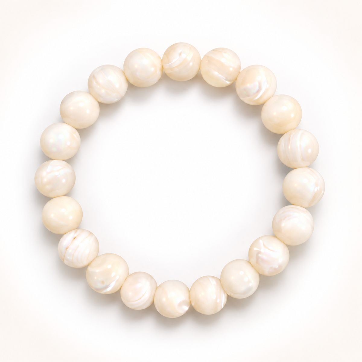 Mother of pearl - Elastic Bracelet