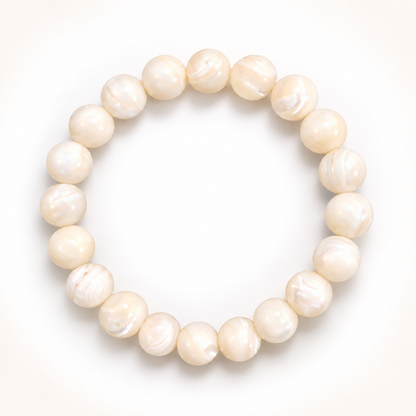 Mother of pearl - Elastic Bracelet