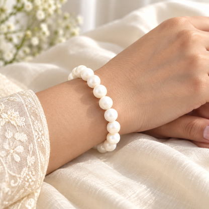 Mother of pearl - Elastic Bracelet