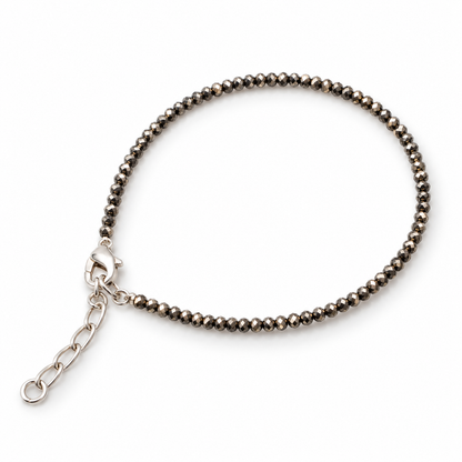 Pyrite Hook Style Anklet