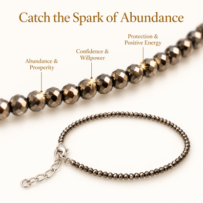 Pyrite Hook Style Anklet