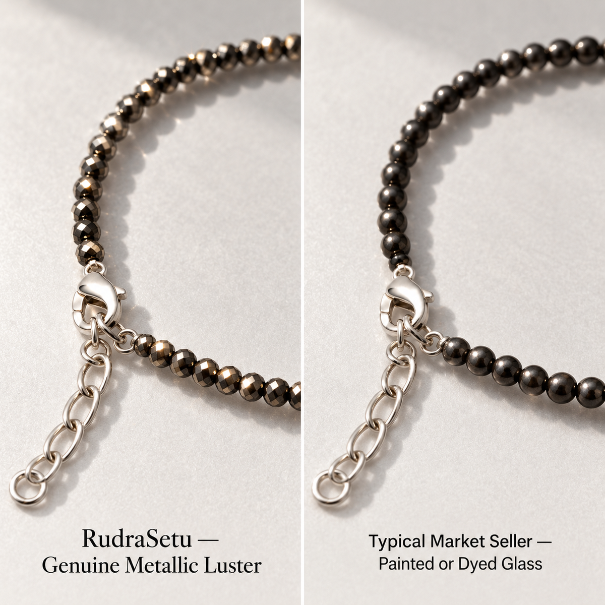 Pyrite Hook Style Anklet