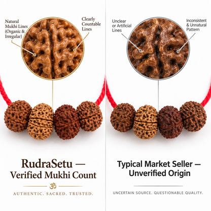 Court Victory | 8-9-12-8 Rudraksha Combination Mala