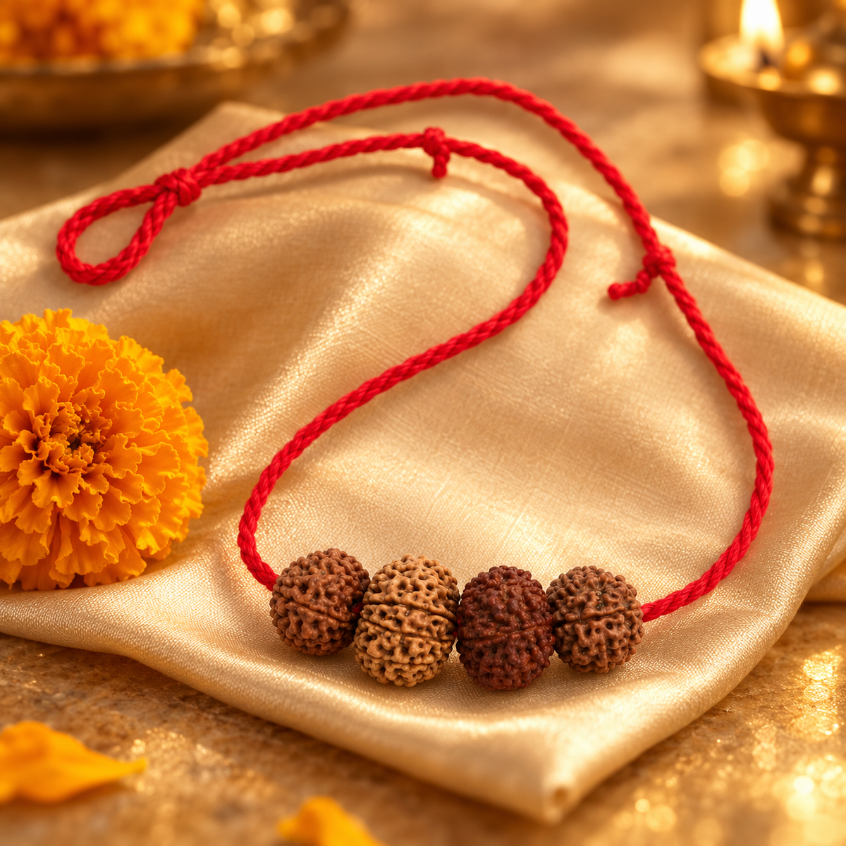 Court Victory | 8-9-12-8 Rudraksha Combination Mala