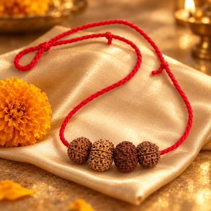 Court Victory | 8-9-12-8 Rudraksha Combination Mala