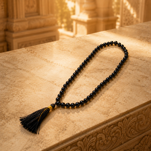 Black Tourmaline Japa Mala – 108+1