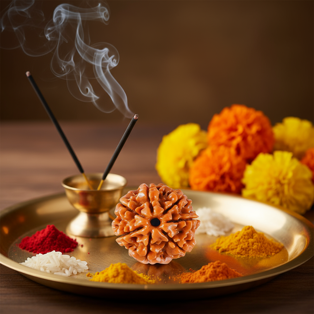 Nepali 7 Mukhi Rudraksha | Asli Saat Mukhi