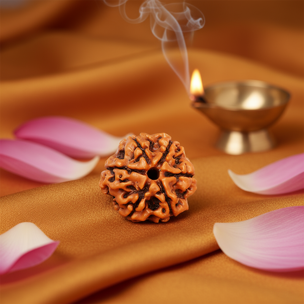 Nepali 6 Mukhi Rudraksha | Asli Chheh Mukhi