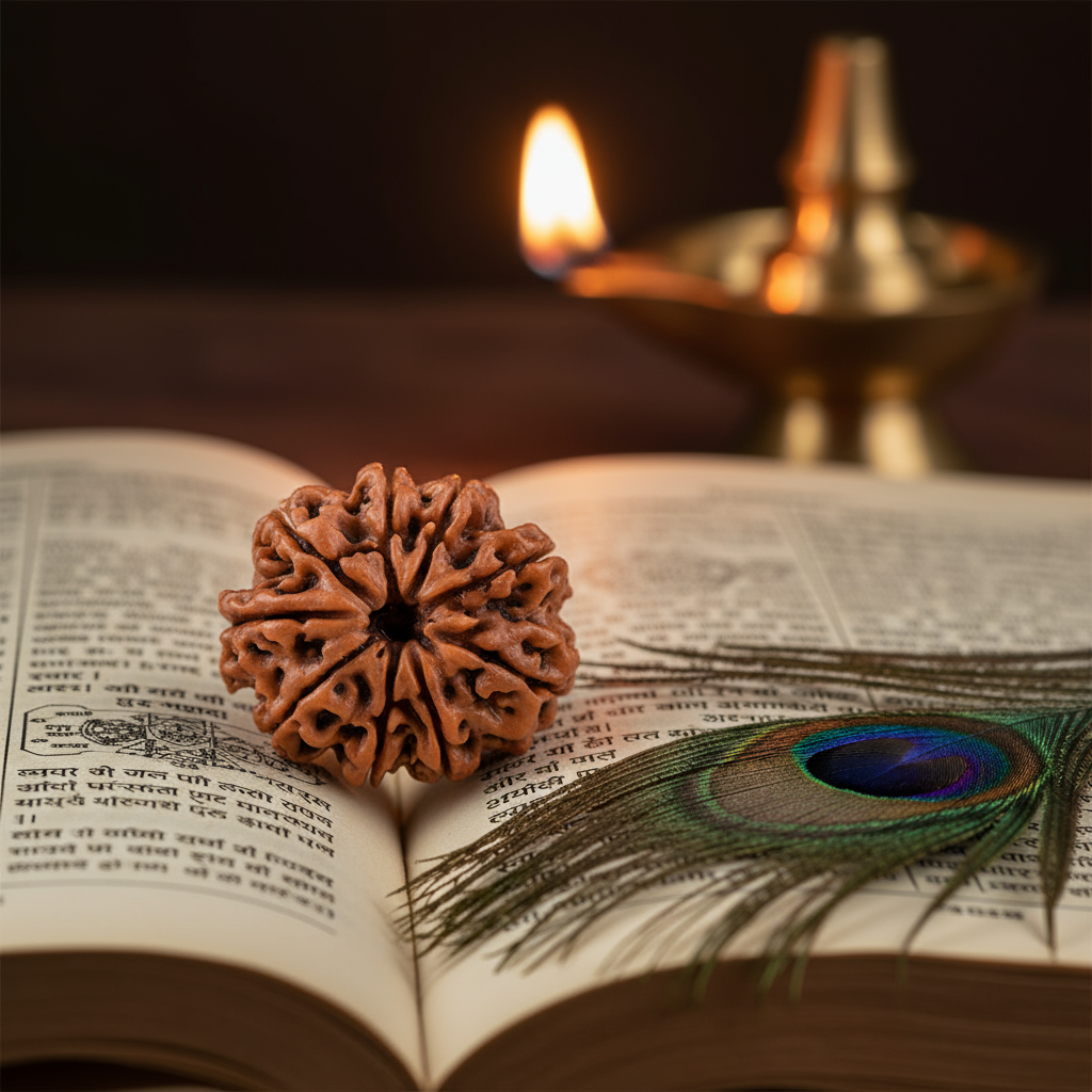 Nepali 9 Mukhi Rudraksha | Asli Nau Mukhi