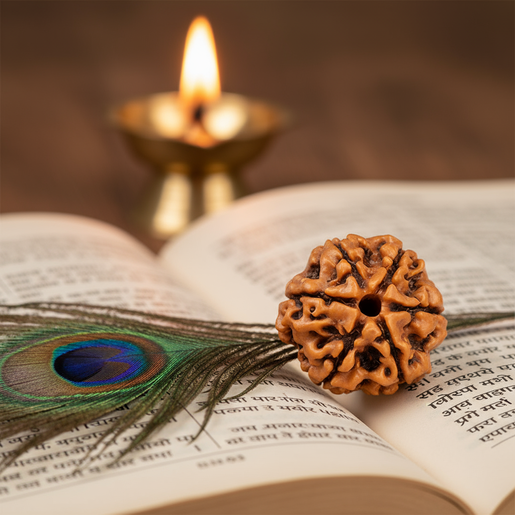 Nepali 6 Mukhi Rudraksha | Asli Chheh Mukhi