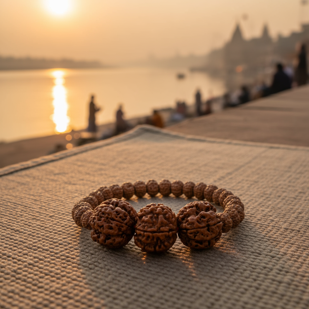 Saraswati Gyan Bracelet (4-6-4 Mukhis)