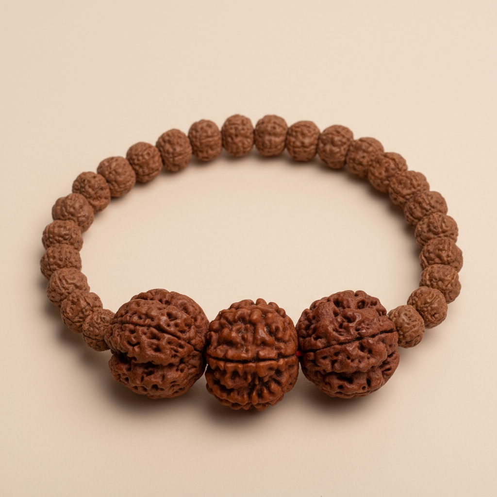 Saraswati Gyan Bracelet (4-6-4 Mukhis)