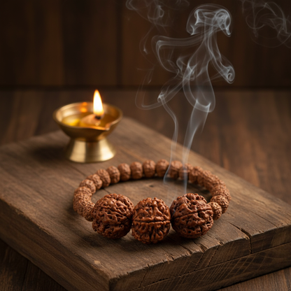 Saraswati Gyan Bracelet (4-6-4 Mukhis)