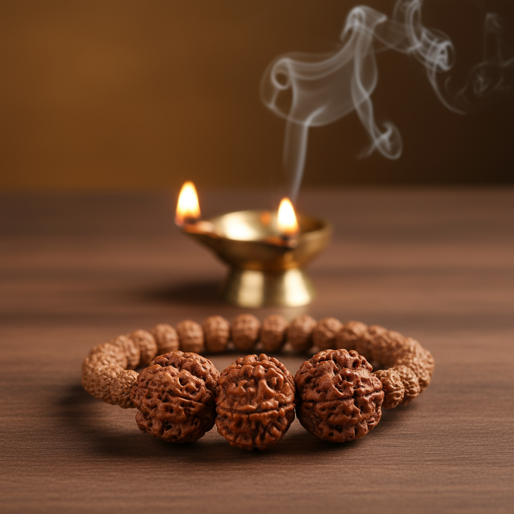 Saraswati Gyan Bracelet (4-6-4 Mukhis)