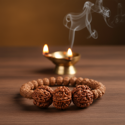 Saraswati Gyan Bracelet (4-6-4 Mukhis)