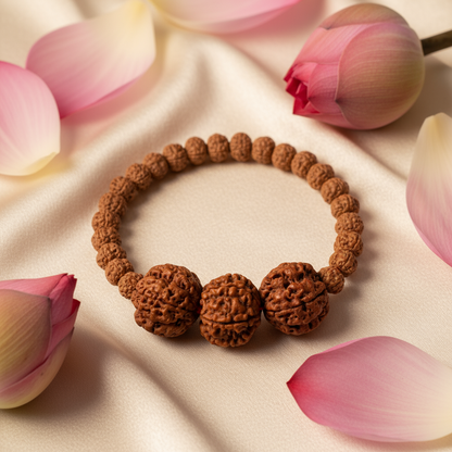 Saraswati Gyan Bracelet (4-6-4 Mukhis)