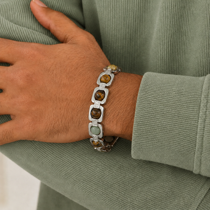 Premium Silver Plated Dhan Yog Bracelet